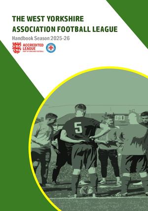 The West Yorkshire Association Football League - Handbook 2025-26 (160725)