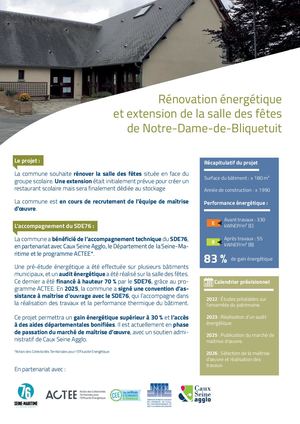 Fiche rénovation Notre-Dame-De-Bliquetuit