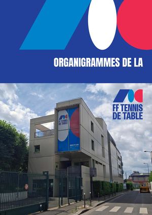 Organigrammes de la FFTT