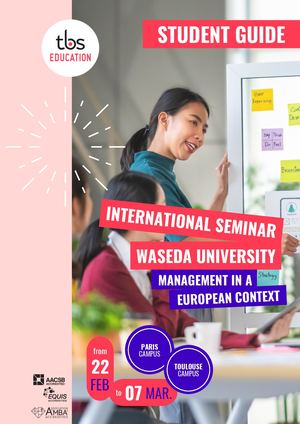 Waseda Seminar Student Guide 2025