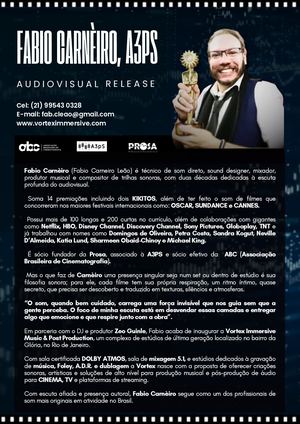 Fabio Carnèiro - Audiovisual Release 2026.