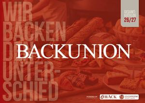 Backunion Hauptkatalog 2026 2027