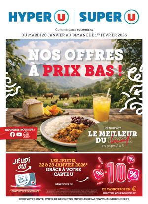 Catalogue Du 20 Janvier Au 1er Fevrier 2026 Hyper U Super U .