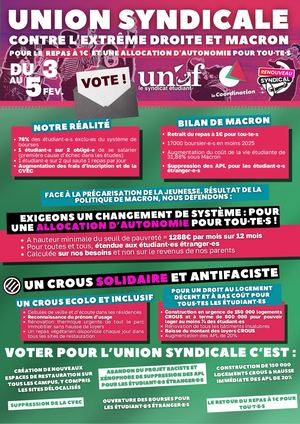 PF élections - UNEF RS CS