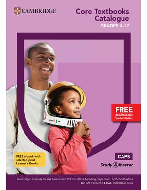 South Africa Core Catalogue 2024/5