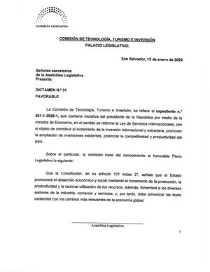 Reforma Ley De Ser Vicios Internacionales