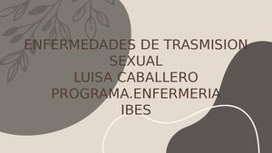 Enfermedades De Trasmision Sexual
