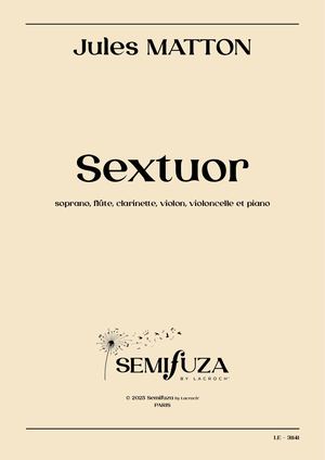 Partition Jules Matton Sextuor