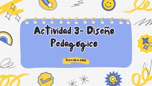 Diseño Pedagógico