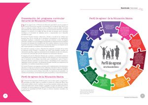 Programa Curricular Educacion Primaria Presentación Del Programa Curricular