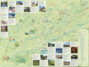 Carte touristique Vallée de L'Ognon