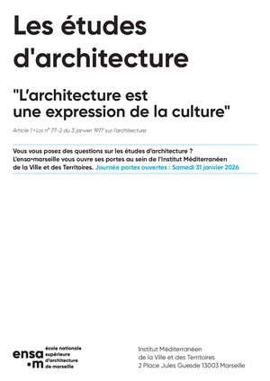 Les études en architecture - 25-26