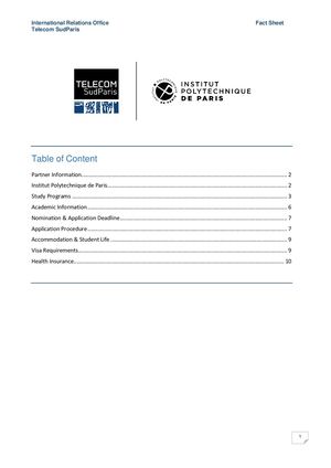 Telecom Sudparis Factsheet 2025 26