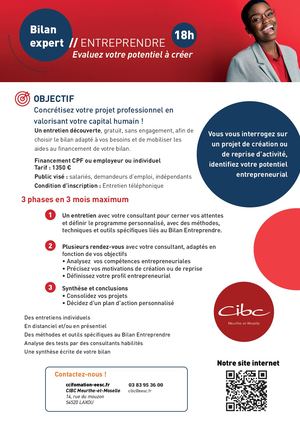 BILAN EX- ENTREPRENDRE