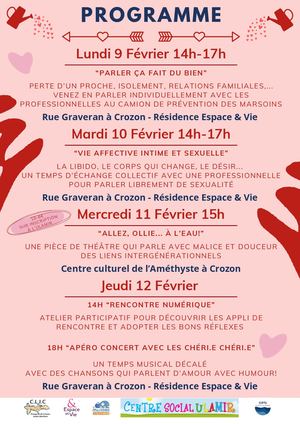 Programme Amour Au Fil Des Ages 2026