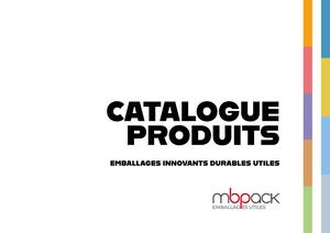 Catalogue mbpack Emballages Innovants Durables Utiles 2026