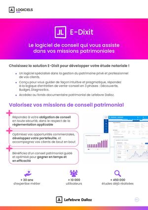 E-Dixit pour les notaires