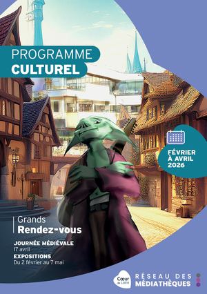 Programme culturel - Février à avril 2026
