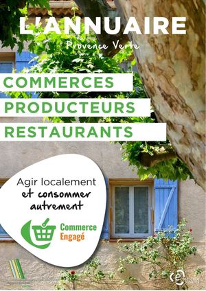 Annuaire des Commerçants, Producteurs et Restaurateurs Engagés en Provence Verte