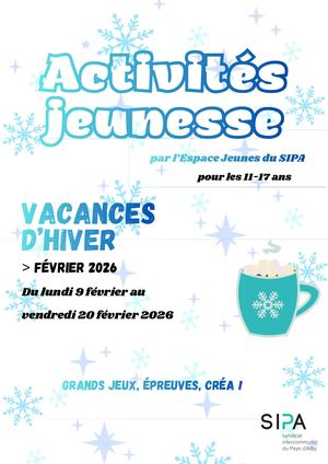 Programme Vacances Février 2026