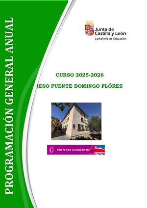 PROGRAMACIÓN GENERAL ANUAL