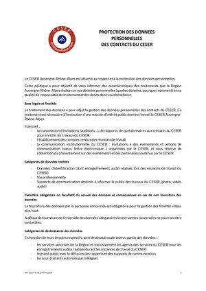 Mention Info Détaillée Gestion Base De Contacts