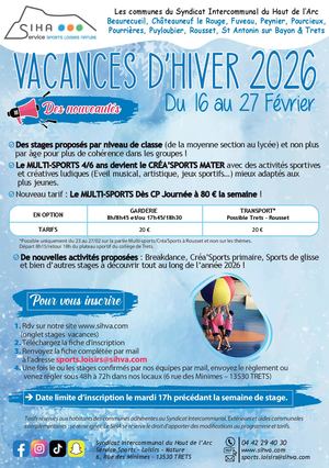 SIHA Vacance Hiver 2026