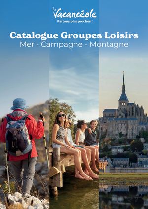 Catalogue Groupes Loisirs Vacanceole 2026
