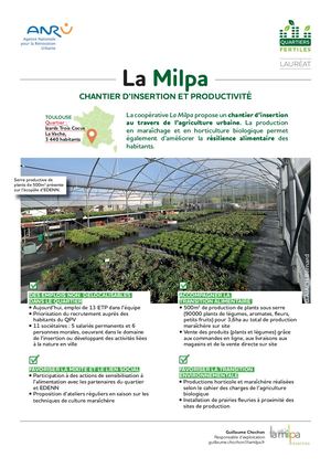 Quartiers Fertiles ANRU La Milpa Toulouse 31