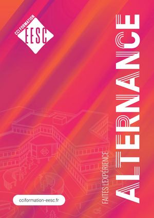 CCI Formation EESC - Catalogue Alternance