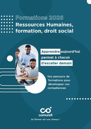 Formations ressources humaines, formation, droit social