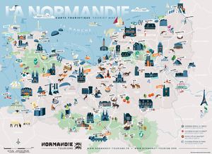 Carte Touristique Normandie