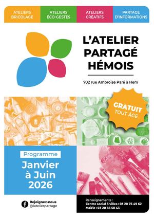 Atelier Partagé Hémois 1 Semestre 2026
