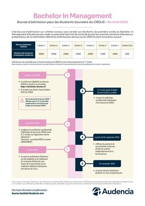 Schéma Bourses Bachelor in management