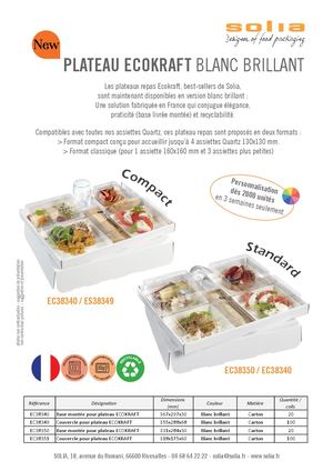 Calam o Fiche Produit Solia EC38340 EC38350 Plateaux Ecokraft Blanc FR calam-o-fiche-produit-solia-ec38340-ec38350-plateaux-ecokraft-blanc-fr
