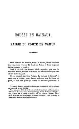 Boussu En Hainaut Pairie Du Comté De Namur