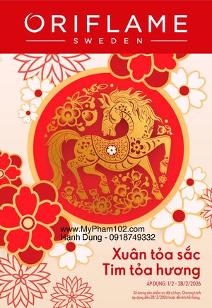 Oriflame catalog tháng 2/2026 - Cẩm nang làm đẹp Oriflame tháng 2/2026
