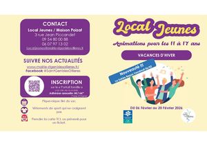 LOCAL JEUNES : Programme Février 2026