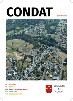Bulletin municipal Condat - Janvier 2026