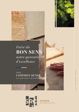 Plaquette Scierie - FR/EN