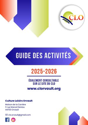 Guide Activités 2025 2026