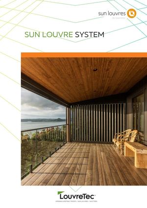 Calaméo - Sun Louvre system - Discover our range of Motorised Louvres