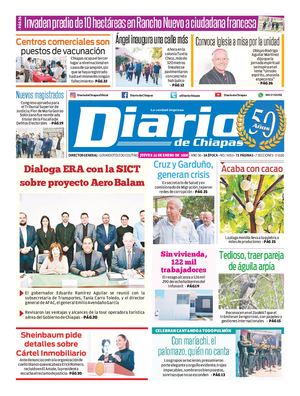 Portada, Jueves 22 De Enero De 2026
