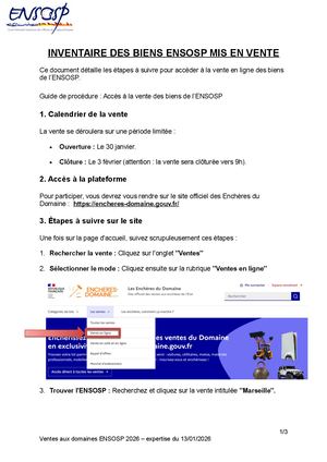 Inventaires Des Biens Pour Ventes