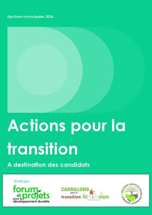 Plaidoyer Municipales 2026