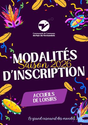 Modalités D'inscription 2026