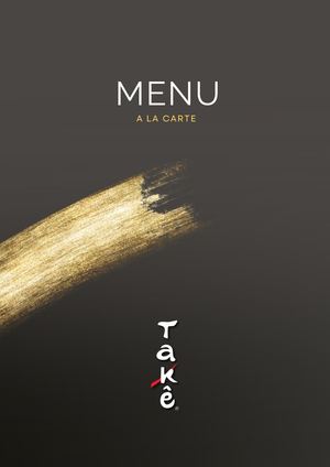 Menu A La Carte