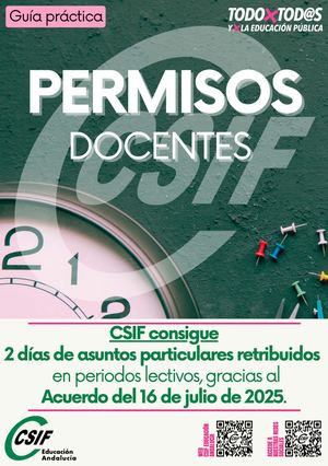 Boletín de Permisos CSIF 2026
