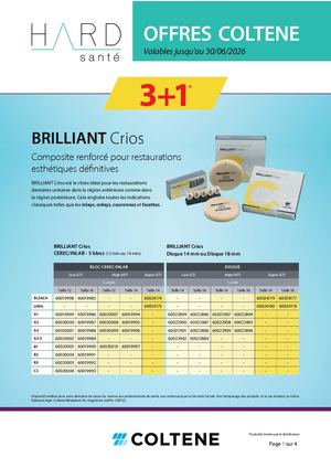 Offre Prothesiste Coltene
