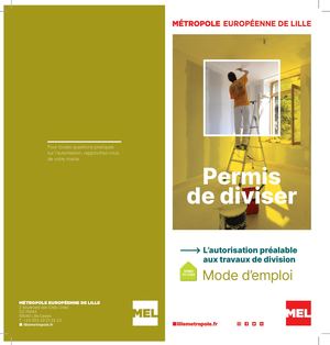 Mode d'emploi - Permis de diviser